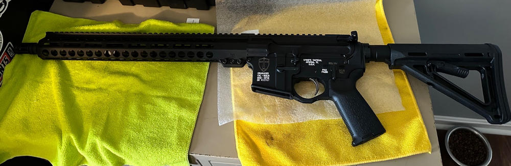 FN America Guardian AR-15 15" M-LOK Free Float Handguard (Contract Overrun) - Black - Customer Photo From JOHN MINNIC