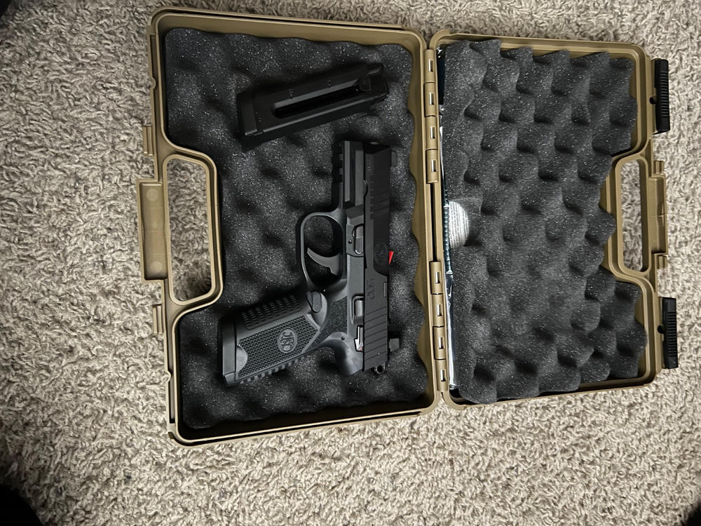 FN 502 MRD .22 LR 4" Optic Ready 10+1 Semi-Auto Pistol - Black - Customer Photo From Elliott Hoa