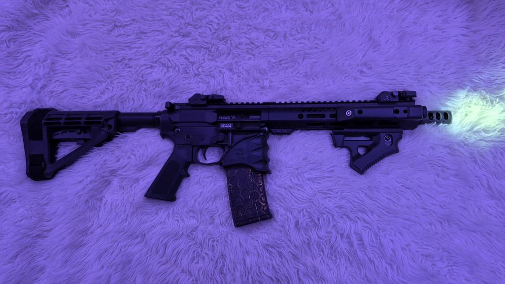 NBS 10.5″ Slick Side Billet 5.56 Nitride Carbine M-LOK Upper Assembly - Customer Photo From Shawn Tannehill