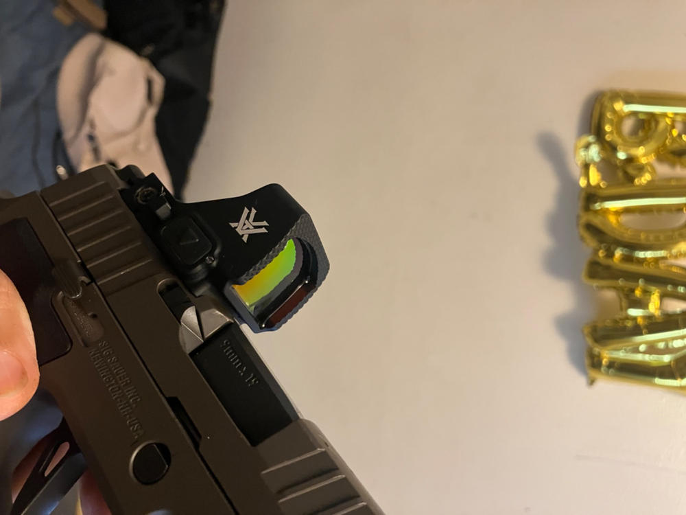 Vortex Defender-XL Micro Red Dot - 5 MOA - Customer Photo From Richard Amaya