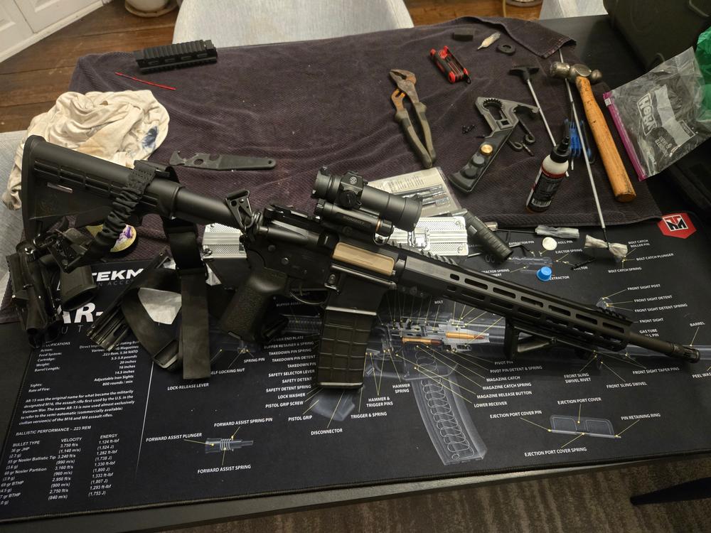 Dirty Bird AR-15 SMRS Handguard - Slim M-LOK Rail System V2-Blem - Customer Photo From Neil