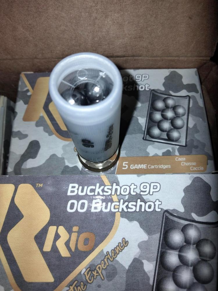 Rio RB129 Royal Buck 12 GA 2.75" 00 Buck Shot - 5 Rounds - Customer Photo From Virgil Clark