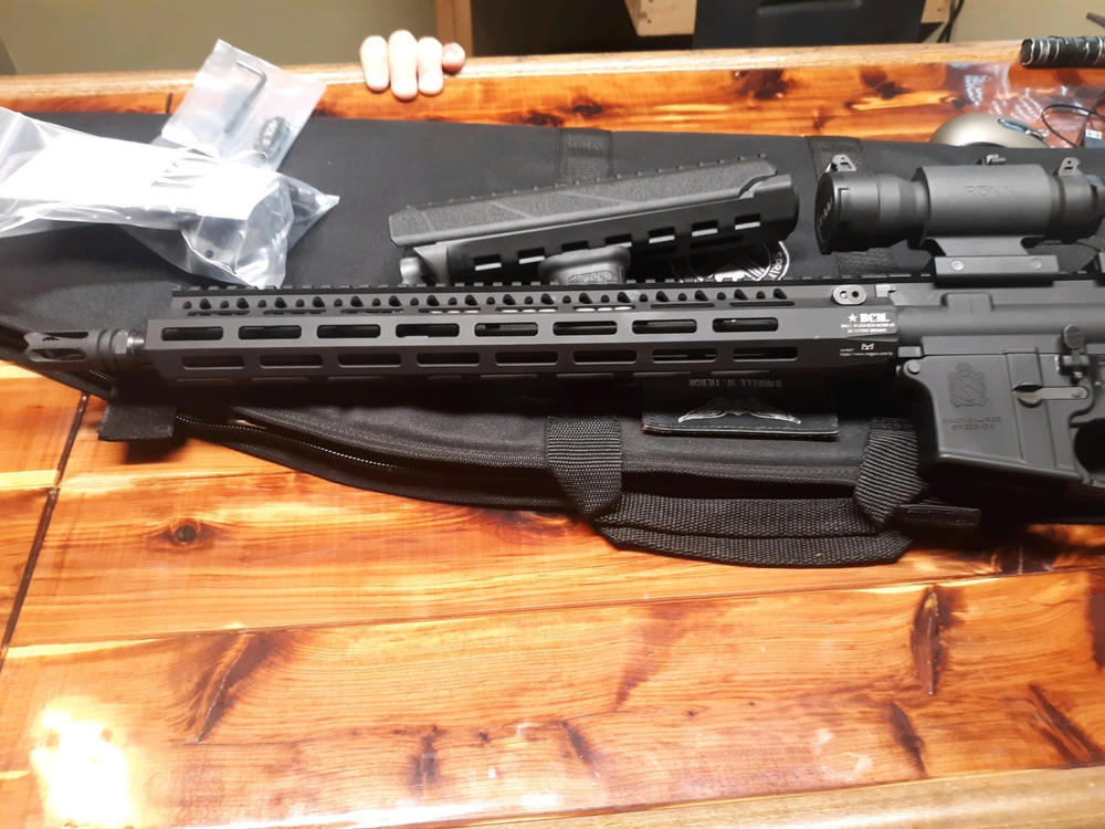 BCM Gunfighter MCMR M-LOK Modular Rail - 15" - Customer Photo From Darrell Tiebor