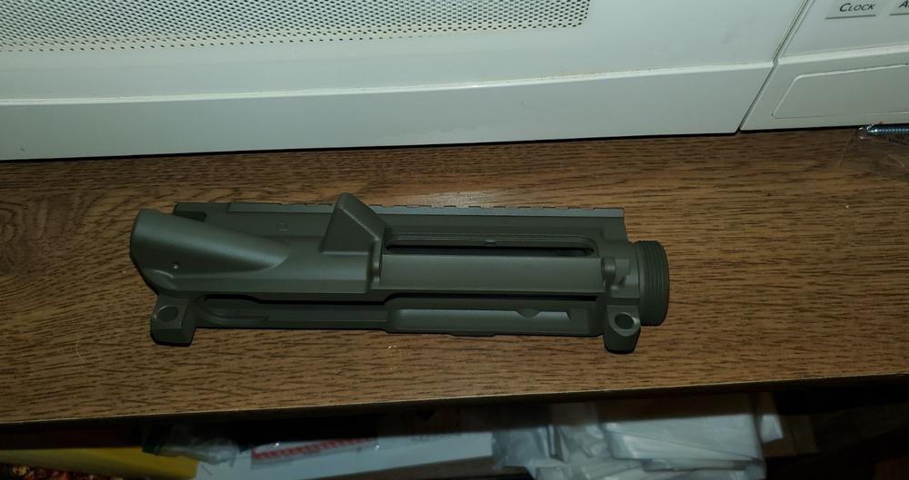 Dirty Bird AR-15 Stripped Upper Receiver - OD Green - Customer Photo From daniel May