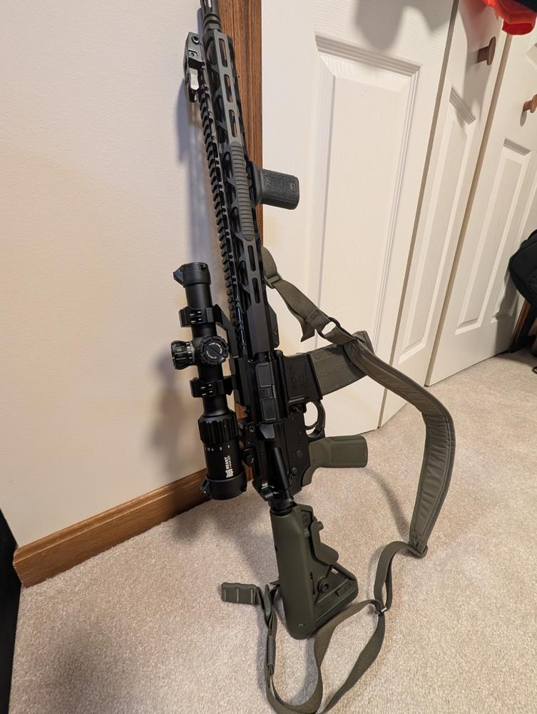 Dirty Bird AR-15 Stripped Upper Receiver - OD Green Anodized - Customer Photo From KEVIN CROCKETT