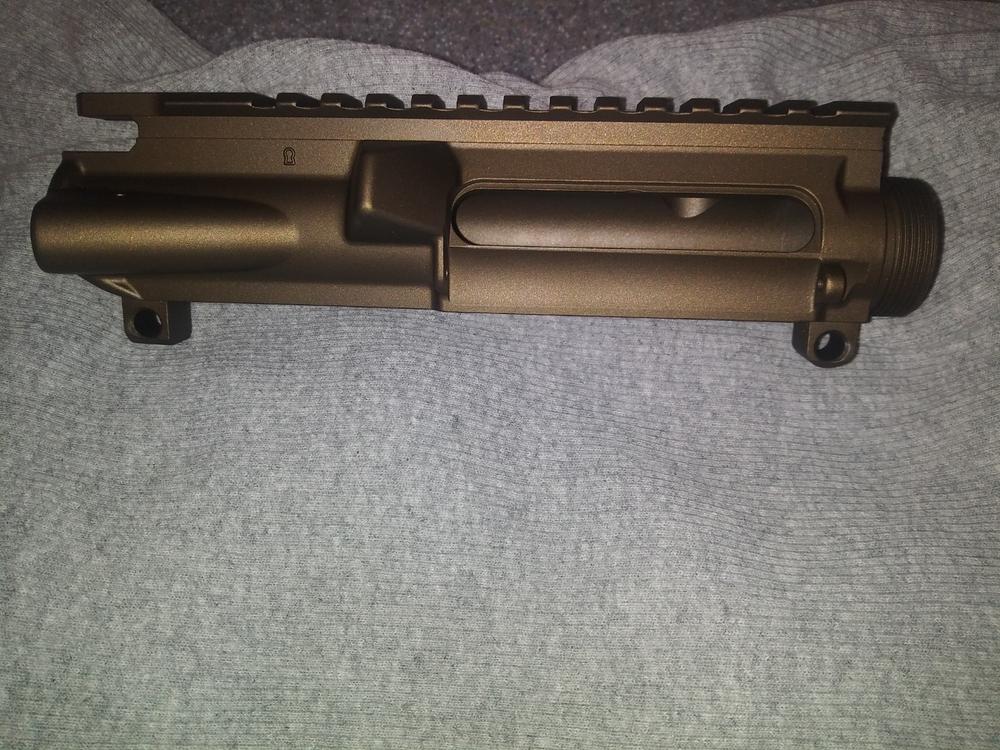 Dirty Bird AR-15 Stripped Upper Receiver - Midnight Bronze - Customer Photo From Ronnie Stuart