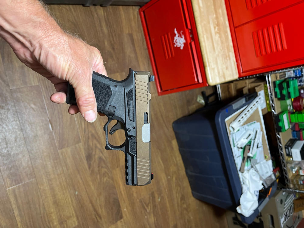 Anderson Manufacturing Kiger 9C 9mm Luger Stripped Pistol Frame + Lower Parts Kit Bundle - Customer Photo From Joseph Paul Miles