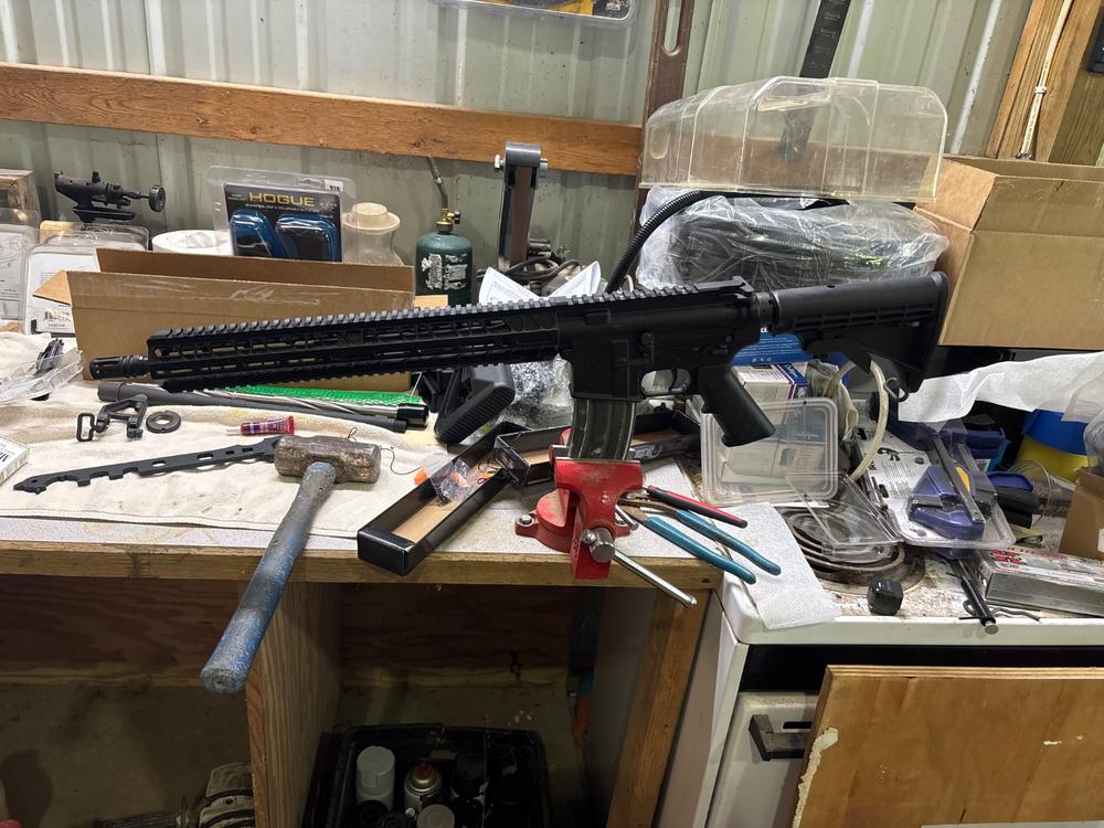 NBS Free Float M-LOK Elite Series Dual Rail QD Handguard - 15" - Customer Photo From Thomas Pogue