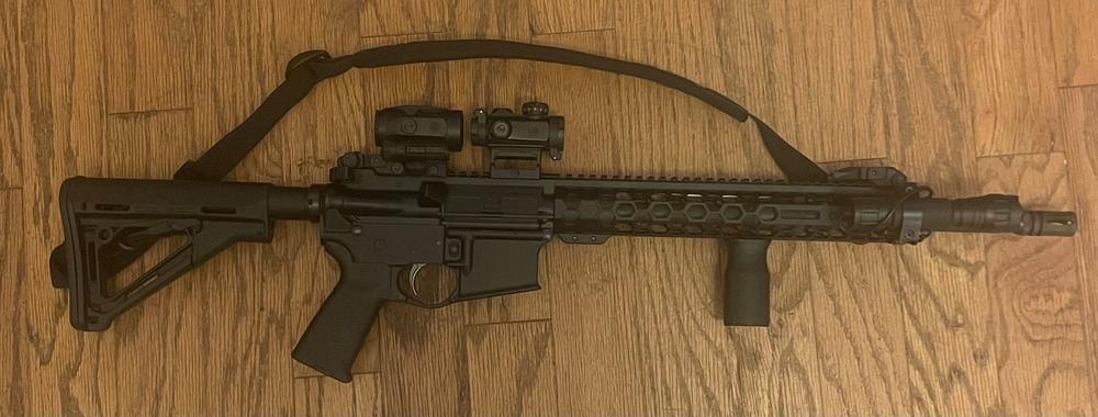 NBS Free Float M-LOK Hexcut Handguard - 15 - 12" - Customer Photo From Carl Ebert