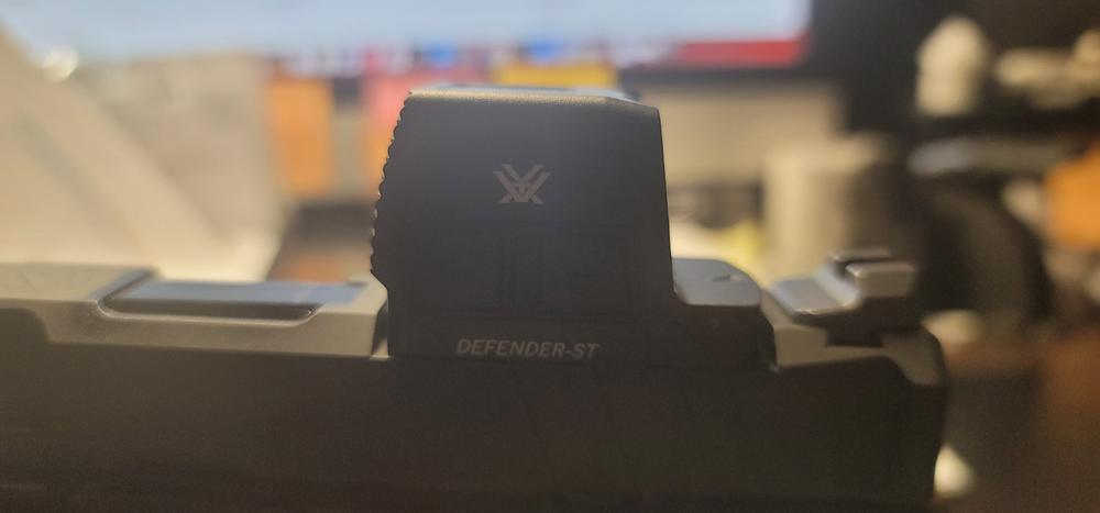 Vortex Defender-ST Enclosed Solar 3 MOA Red Dot Sight - Customer Photo From Mario Esposito