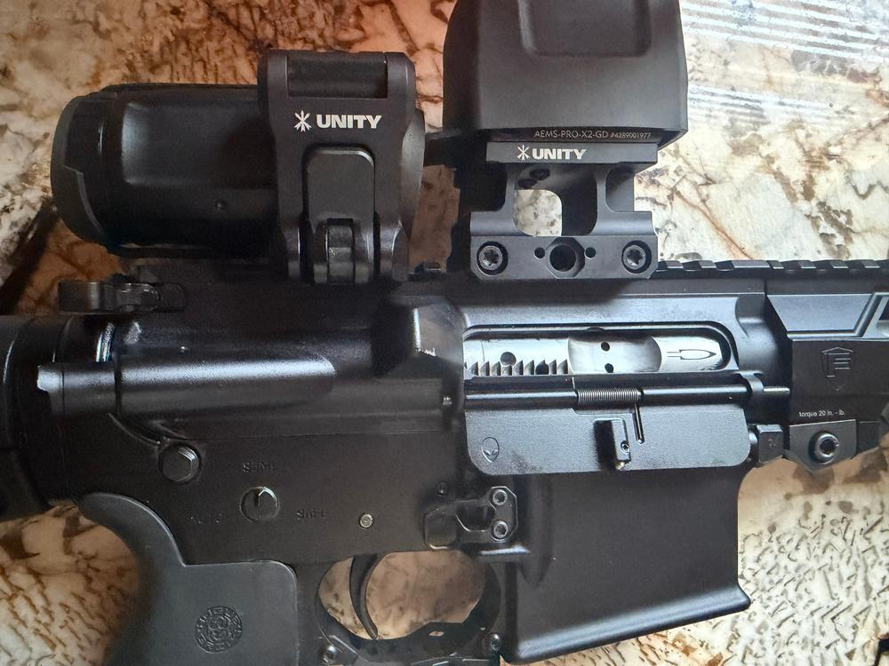Centurion Arms AR-15 5.56 Chrome Bolt Carrier Group, Sand Rail Cut w/ Chrome E4 Bolt - Customer Photo From Nick