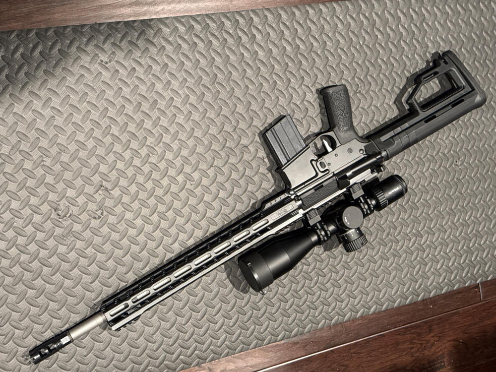 MIMTAC Drastic AR-15 Drop-In Single Stage Trigger - 3.5lb - Flat, Silver - Customer Photo From Matthew Abernathy