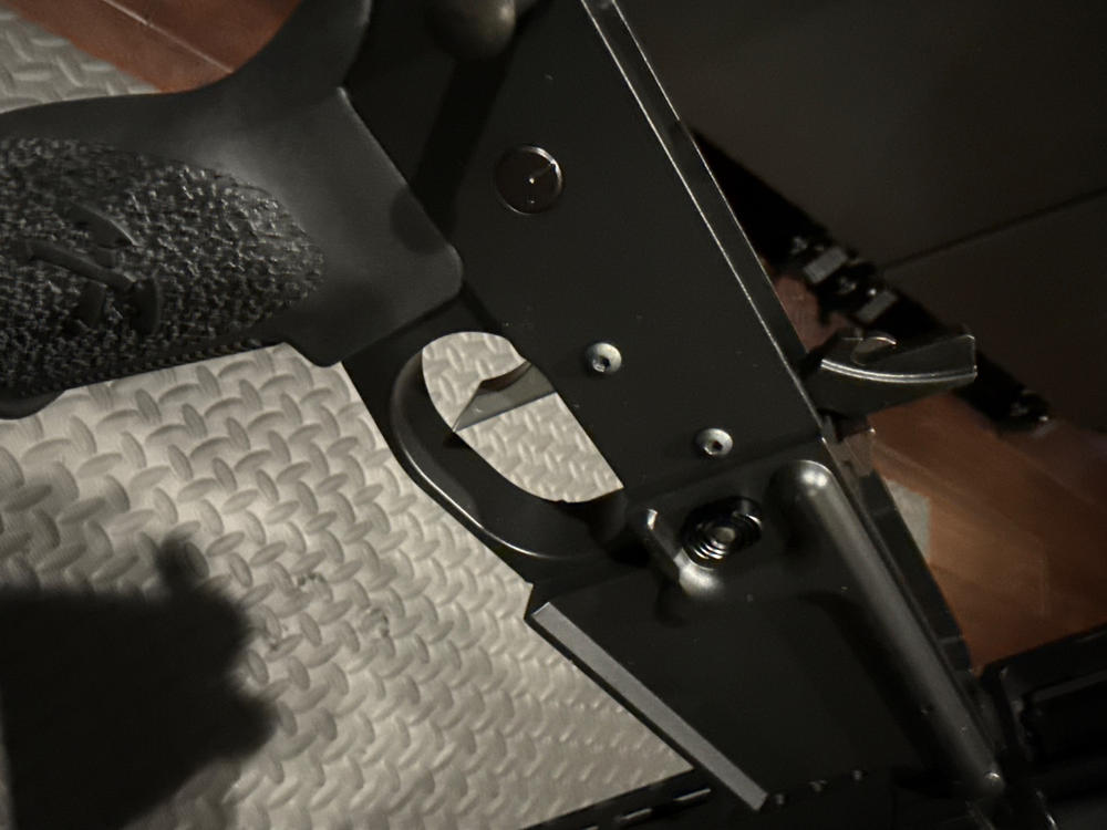 MIMTAC Drastic AR-15 Drop-In Single Stage Trigger - 3.5lb - Flat, Silver - Customer Photo From Matthew Abernathy