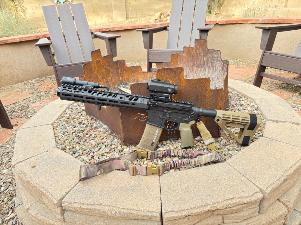 NBS Free Float M-LOK Elite Series Suppressor-Ready Handguard - 12" - Customer Photo From Diuck Del Rio