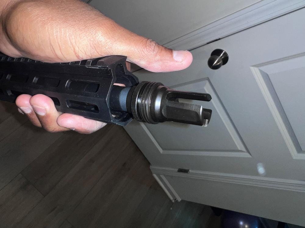 Kaw Valley Precision Flash Hider for ASR - 1/2x28 - Customer Photo From David Carpenter III