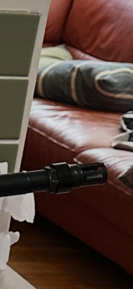 KAK Industry Plan B A2 Flash Hider - 1/2x28 - Customer Photo From Joel Hays