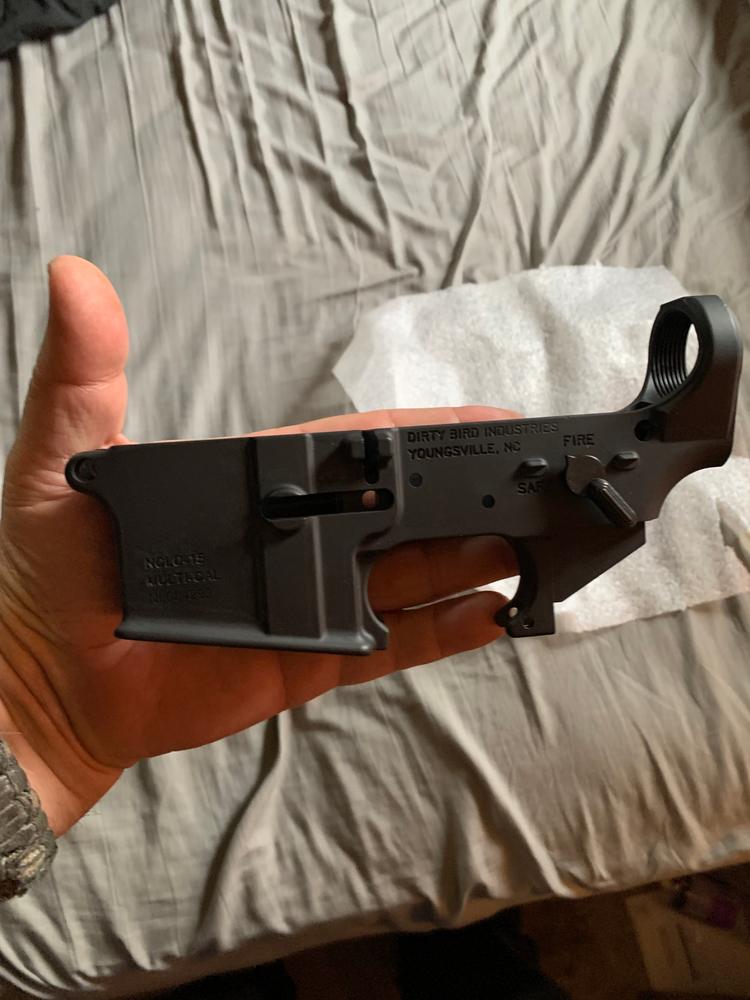 Dirty Bird NOLO AR-15 Stripped Forged Lower Receiver - Customer Photo From Slingshot 