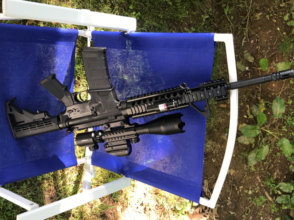 AIM Sports Inc AR Carbine Length 2-Piece Quad Rail w/ Extended Rail - Customer Photo From Josh