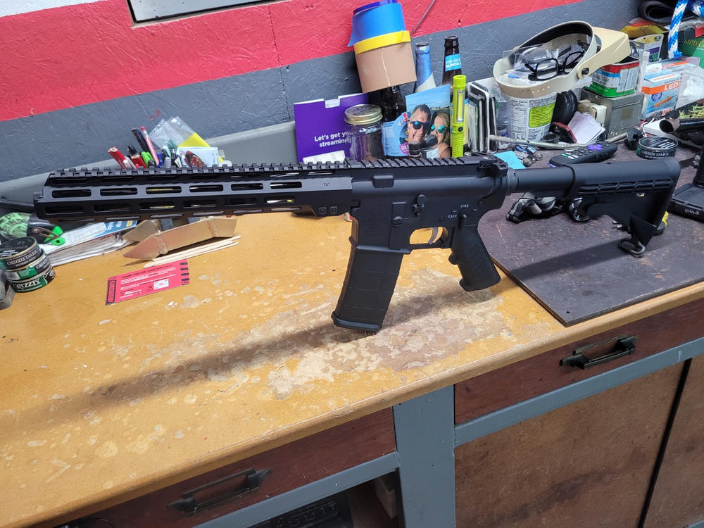 Aim Sports Inc AR-15 Free Float M-LOK Handguard - 13.5" - Customer Photo From Timothy Guzowski