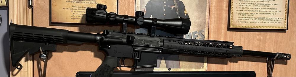 Vortex Triumph 2 MOA Red Dot Sight + Atrius Development 3 Position Super Selector Safety - Customer Photo From Roy Shillingburg