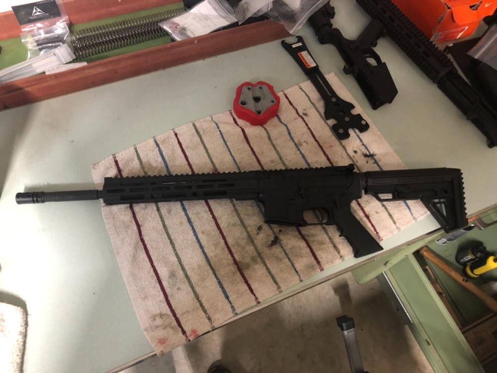 AIM Sports Inc AR15 Gas Block / Tube Roll Pin Jig - Customer Photo From Jameson Fults