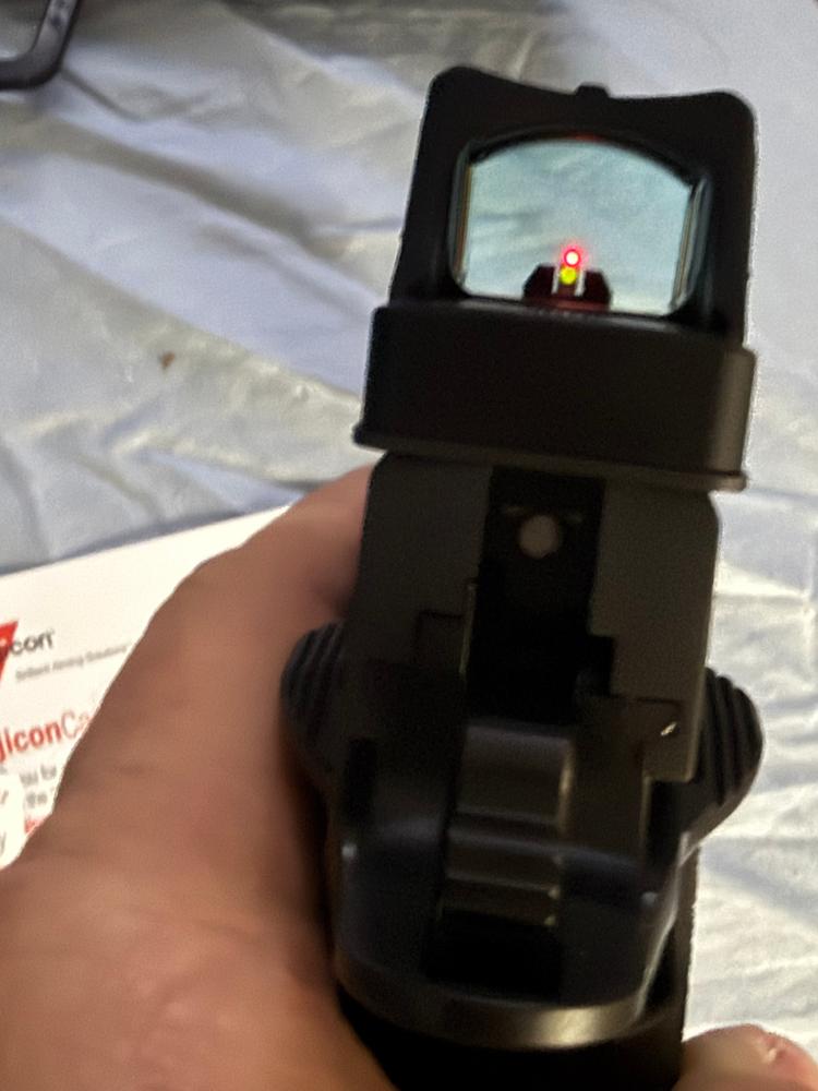 Trijicon RMR HD Mini Reflex Sight - 3.25 MOA Multi-Reticle System - Customer Photo From Jon