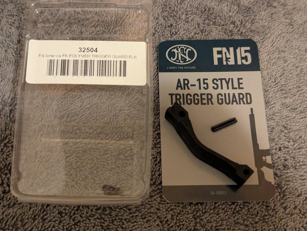 FN America FN POLYMER TRIGGER GUARD BLK - Customer Photo From GuyWhoReadsThings