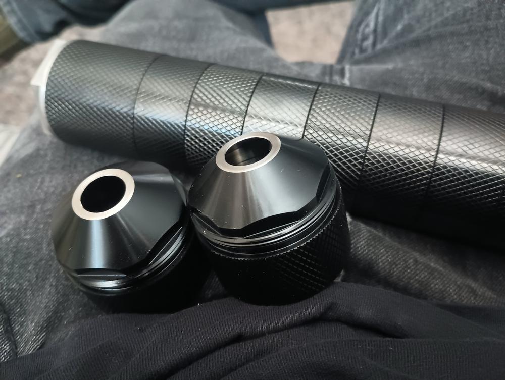 Advantage Arms 1.75-.308 Stainless Steel 7.62mm Suppressor - Black - Customer Photo From Murphy Toadster 