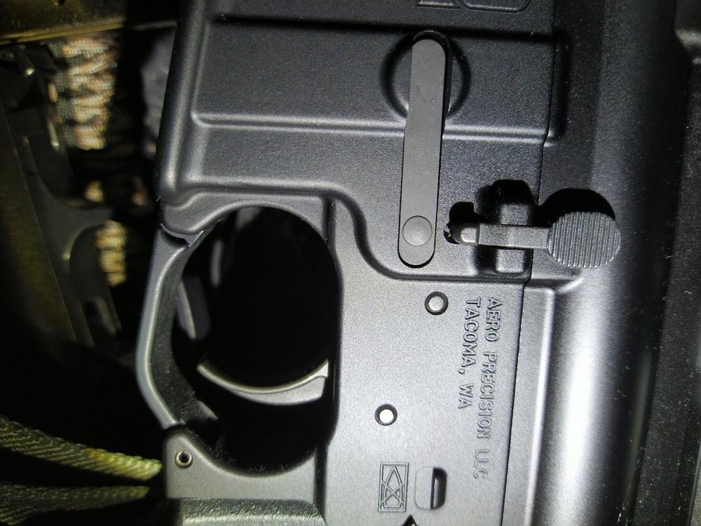 Anderson Lower Parts Kit w/ Black Hammer & Trigger - Customer Photo From Cody Deveny