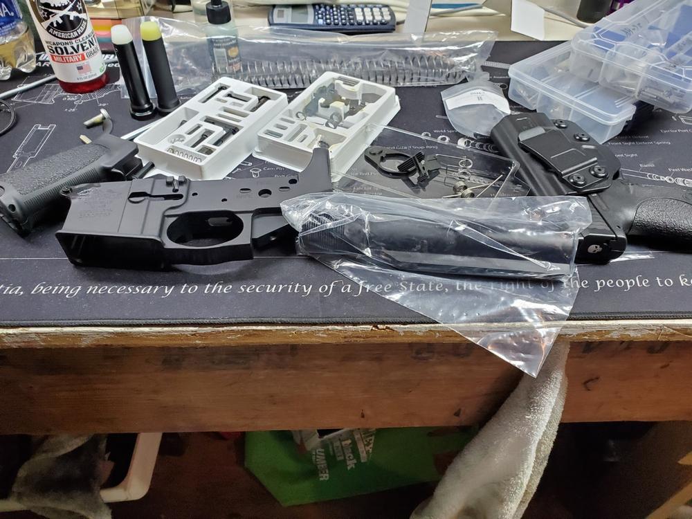 Anderson Lower Parts Kit w/ Black Hammer & Trigger - Customer Photo From Keun Lee