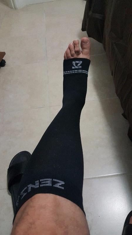 Compression Ankle / Calf Sleeves - Customer Photo From NORMAN D.