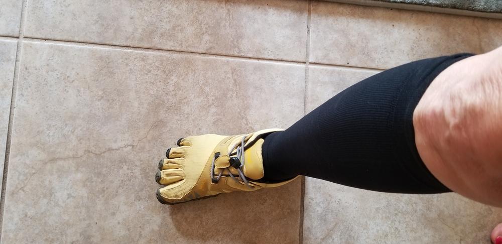 Compression Ankle / Calf Sleeves - Customer Photo From Carla F.