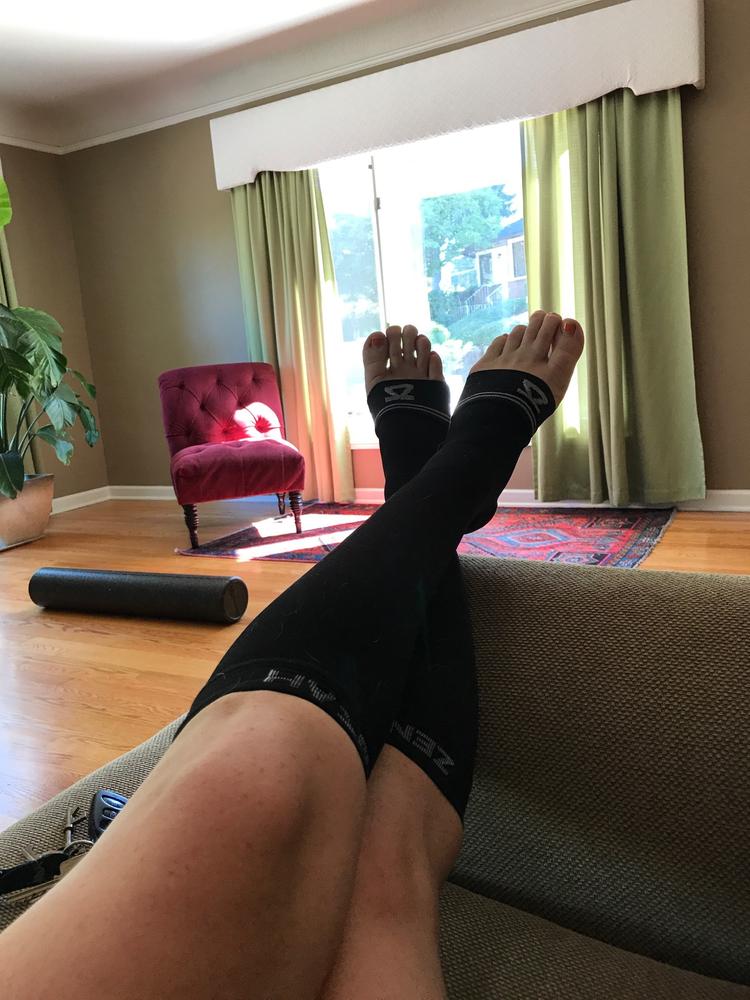 Compression Ankle / Calf Sleeves - Customer Photo From Jaime
