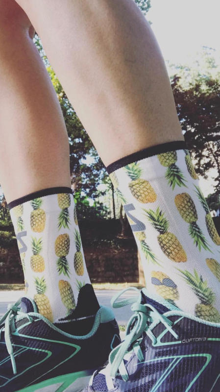 Pineapple Socks (Mini Crew) - Customer Photo From Lindsay H.