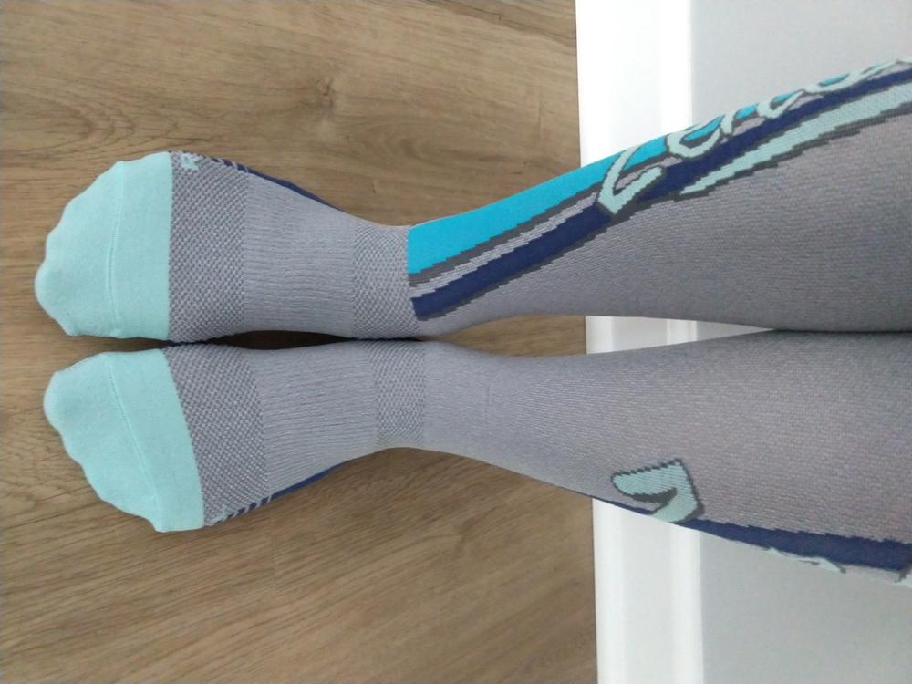 Sock of the Month Compression Socks - Customer Photo From danielle h.