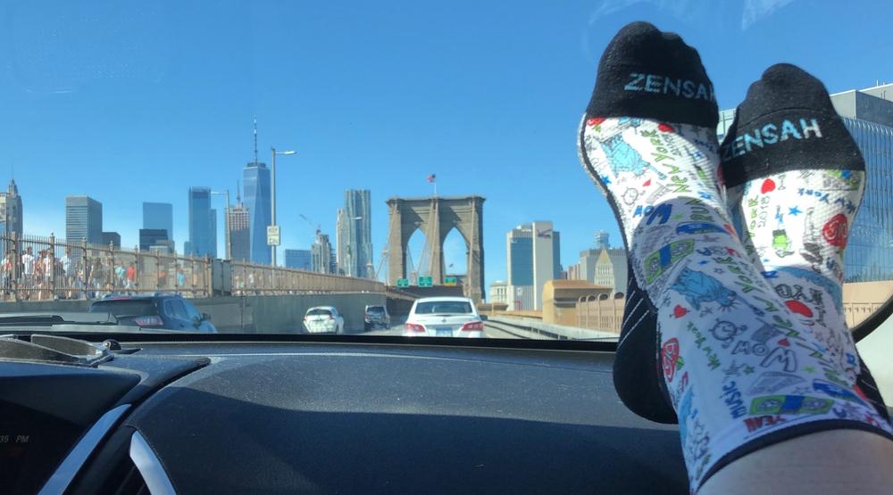 New York Doodle Socks (Mini Crew) - Customer Photo From Rachel T.