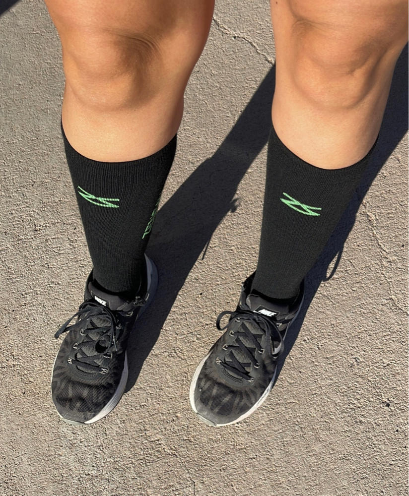 Grit 2.0 Running Socks (Knee-High) - Customer Photo From Michelle F.
