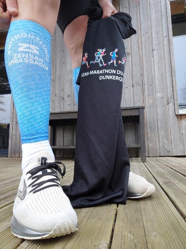 2022 ZS Ambassador Compression Leg Sleeves - Customer Photo From Jacques Lecoester