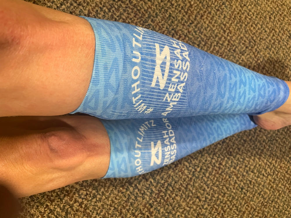 2022 ZS Ambassador Compression Leg Sleeves - Customer Photo From Ramona McCorkle