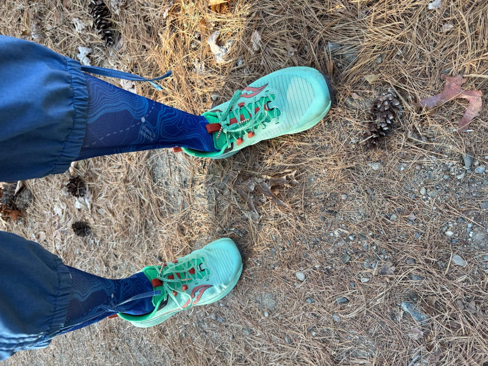 Topo Trail Compression Socks (Knee-High) - Customer Photo From Jessica Willis