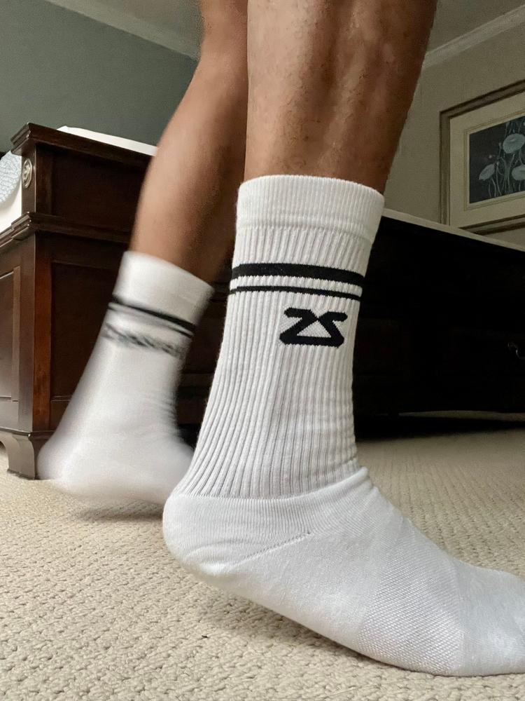 ZS Retro Stripe Socks (Crew) - Customer Photo From Anupa Wijesinghe