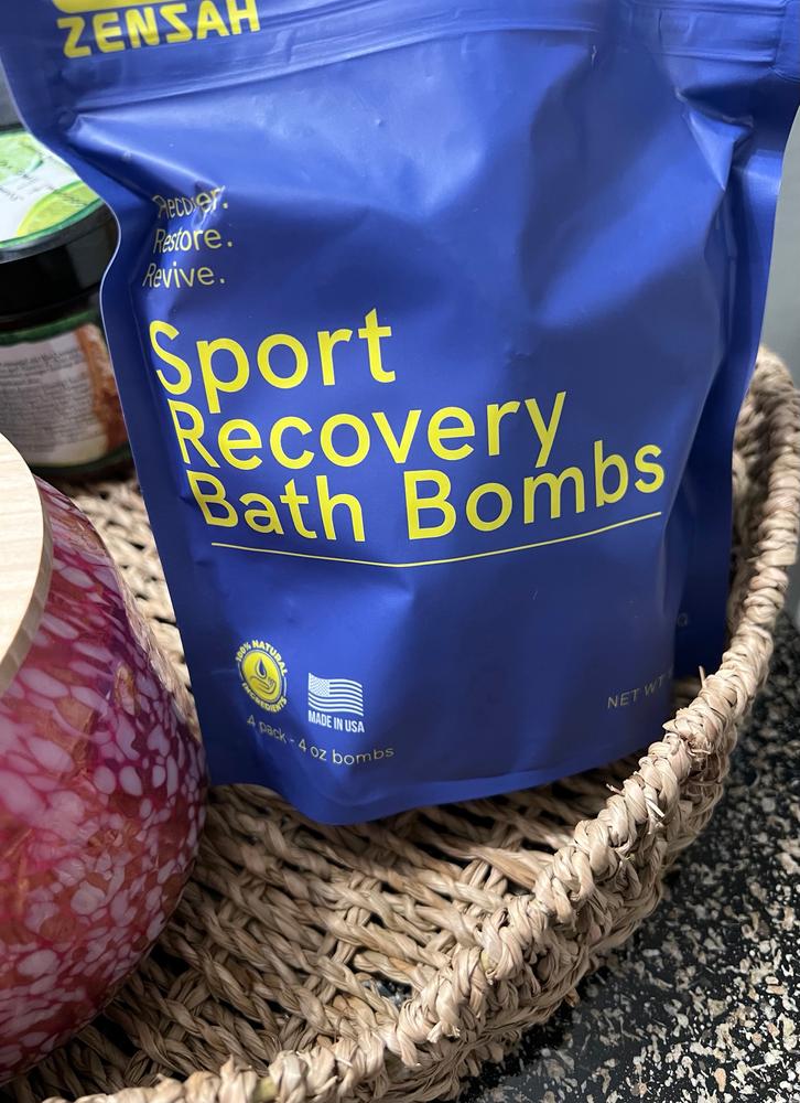 Sport Recovery Bath Bombs (4pk) - Customer Photo From Ruth T