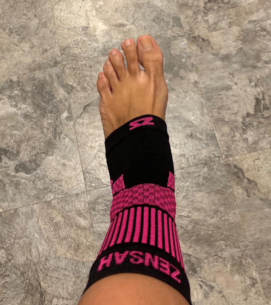 Compression Ankle Support - Customer Photo From Michelina C.