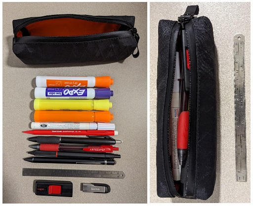 Arteza Pencil Case Black