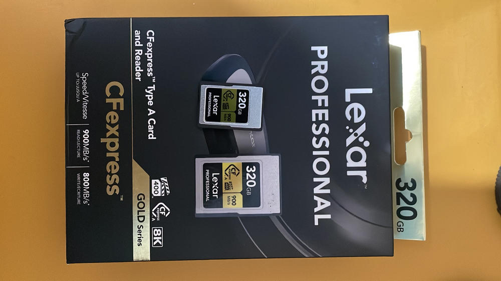Buy Lexar 320GB Professional CFexpress Type A Card GOLD Series