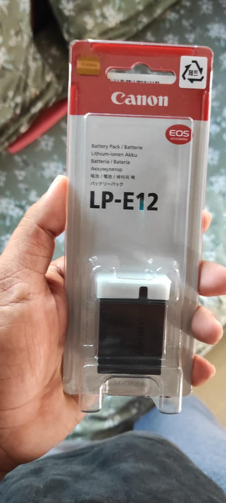 Canon LP-E12 Lithium-Ion Battery Pack - Black - 875mAh