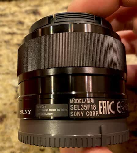 Sony E 35mm f/1.8 OSS Lens SEL35F18 in India at lowest Price