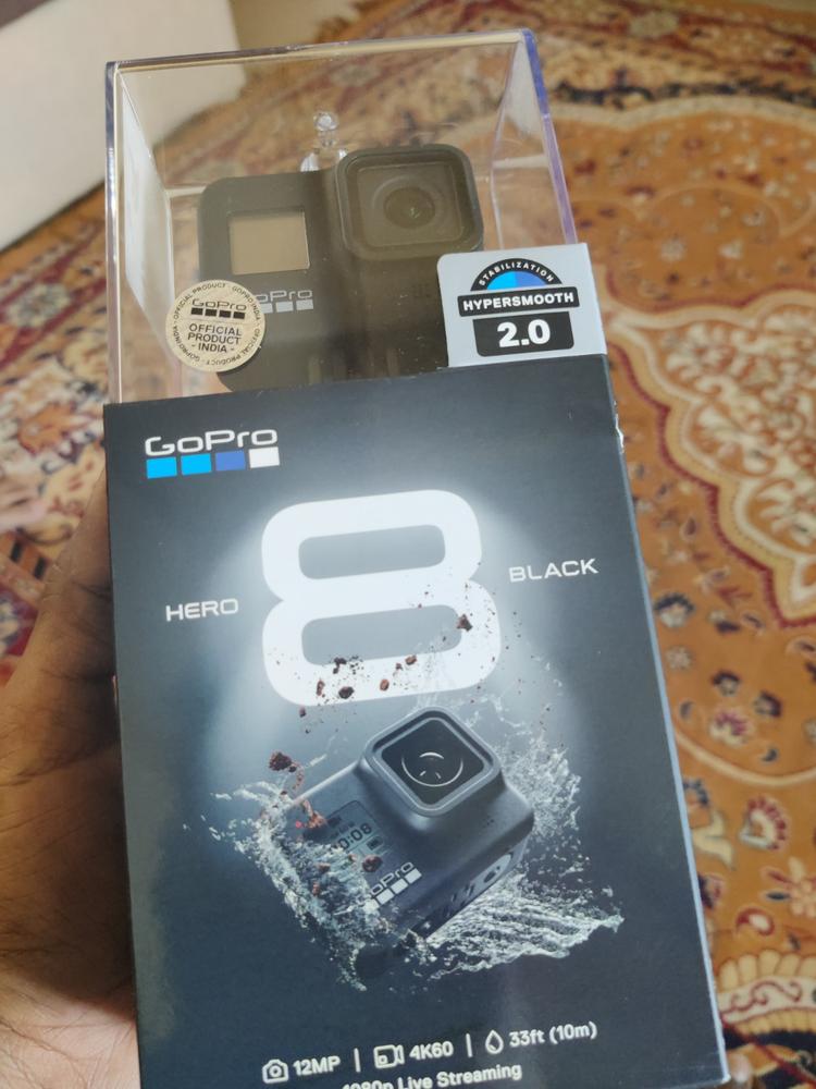 Buy GoPro Hero 8 Action Camera with 12MP + Night Lapse Video and Rugged,  Waterproof Design, Black Online at Best Prices in India - JioMart.