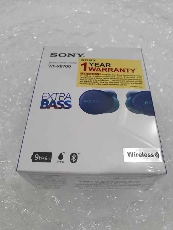 Sony wf best sale xb700 warranty