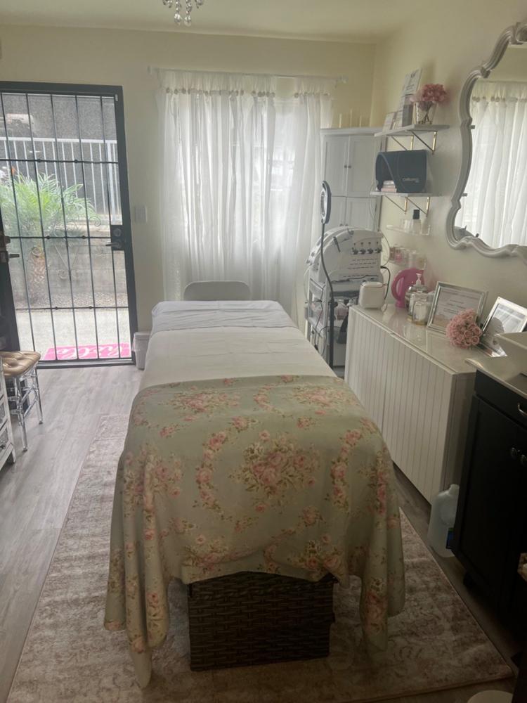 Flat Spa Sheet - Customer Photo From Cynthia Nakagawa